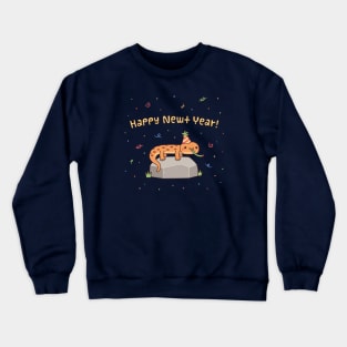 Cute Happy Newt Year Funny Crewneck Sweatshirt